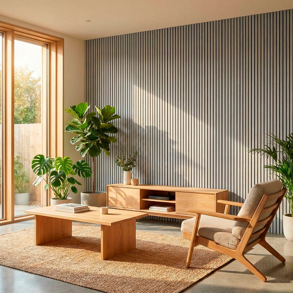Flexible and versatile slatted panel (270cm x 110 cm)