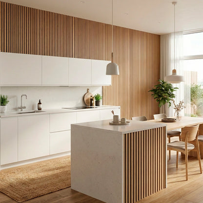 Flexible and versatile slatted panel (270cm x 110 cm)