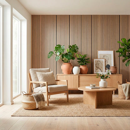 Flexible and versatile slatted panel (270cm x 110 cm)